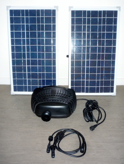 Solar Pump with Fountain - SP100 (100W) Double panel