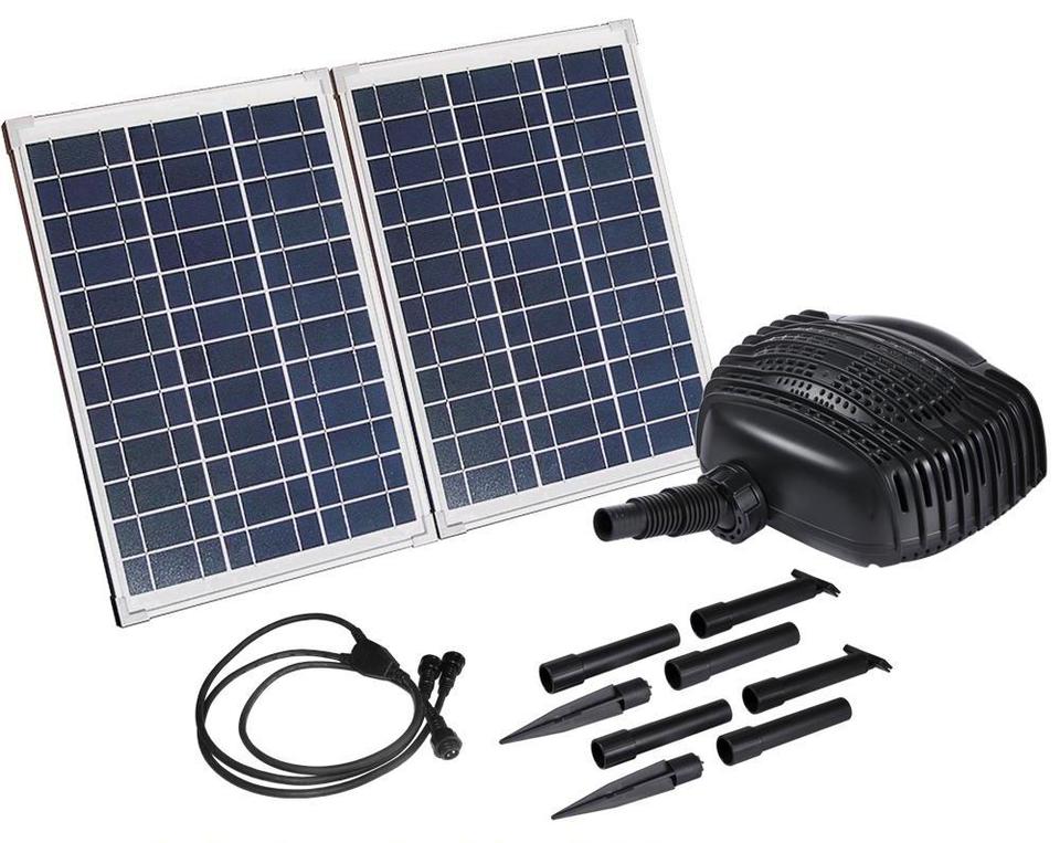 Solar Pump with Fountain - SP50 (50W) Double panel