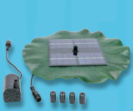 Solar Floating Fountain (Water lily leaf shape)