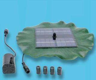 Solar Floating Fountain (Water lily leaf shape)